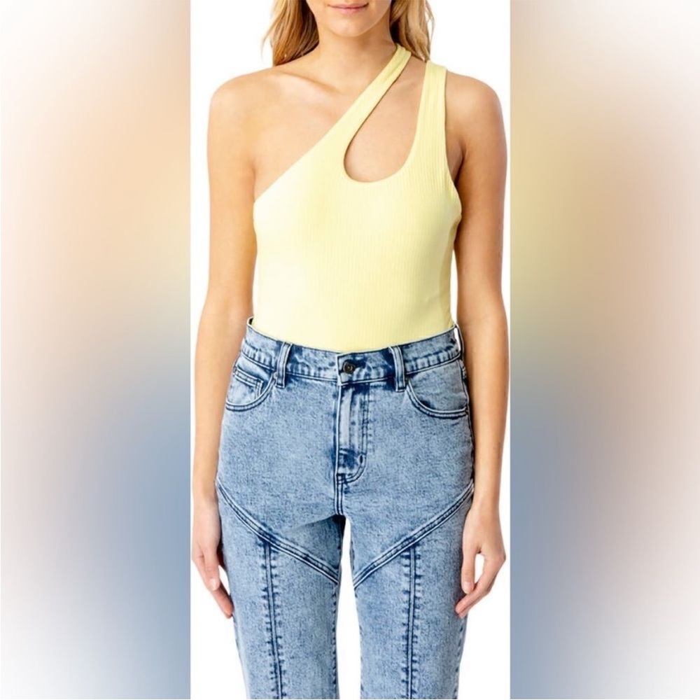 Bardot | Pia Cutout One-Shoulder Bodysuit